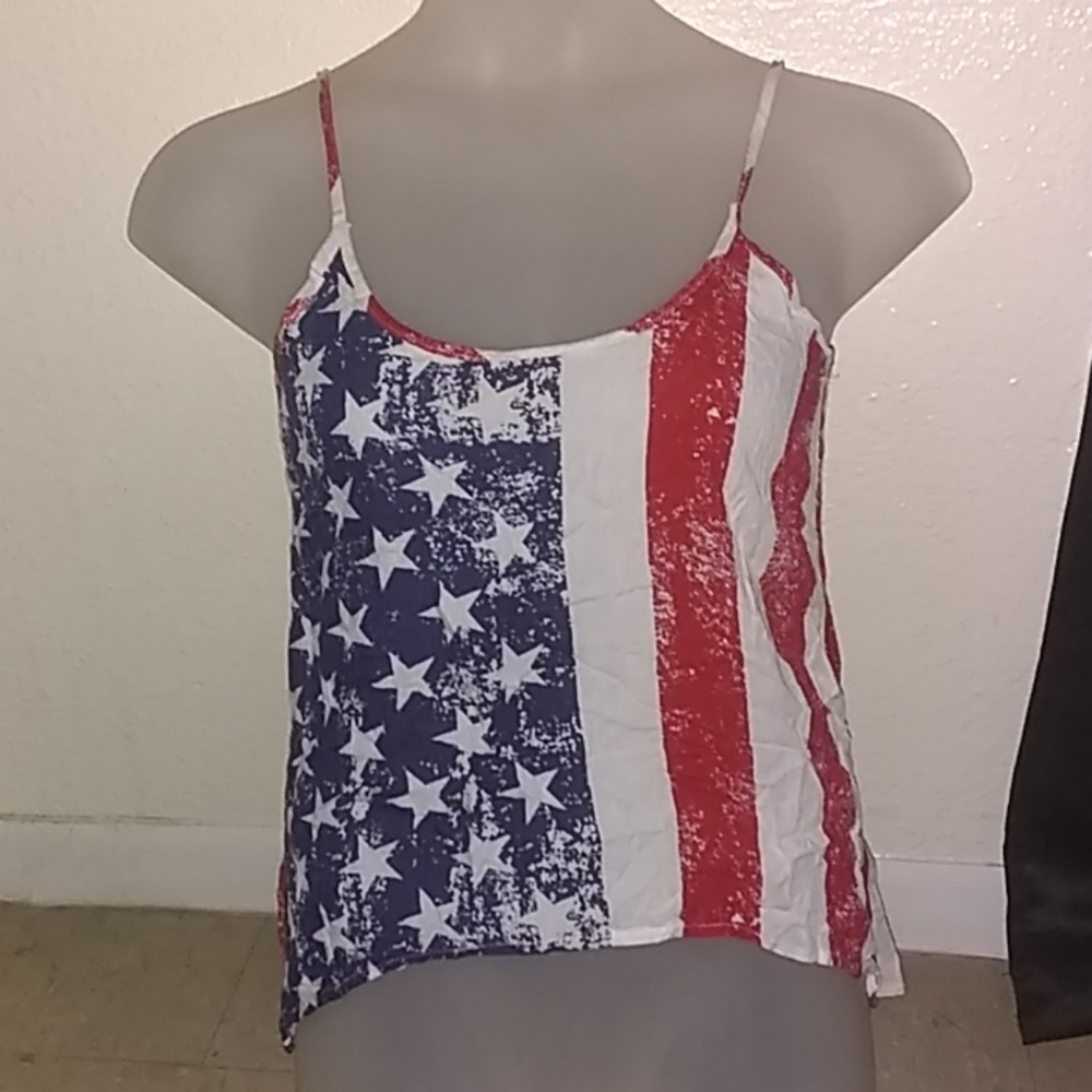 Rue 21 Flag Blouse Size XS